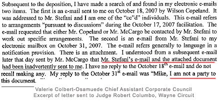 Colbert-Osamuede's April 4th Letter to Judge Robert Columbo